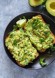 1.Avocado Toast for Energy: Mashed Avocado & Microgreen Power Duo