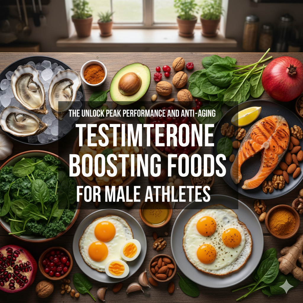 Unlock Peak Performance and Anti-Aging: The Ultimate Guide to Testosterone Boosting Foods for Male Athletes