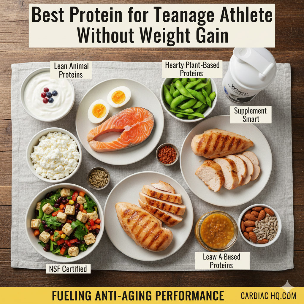 The Anti-Aging Performance Edge: 1. Finding the Best Protein for Teenage Athlete Without Weight Gain